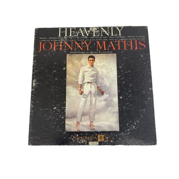 Vintage Heavenly Johnny Mathis vinyl record